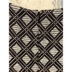 Banana Republic  Women's Short sleeve dress, black white geometric, size 4 Photo 2