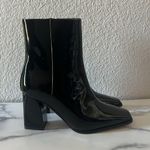 Paige Farah Square Toe Bootie in Black Patent Leather Size 7 New in Box $420 Photo 3