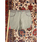 Kuhl KÜHL Women’s Nylon Stretch Hiking Shorts Sz 14 Knit Waist Zip Vent Pockets Photo 1