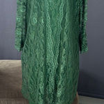 Women’s Green Lace & Chiffon 3 Piece Formal Pant Suit Mother of the Bride 16 NEW Photo 0