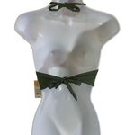 Kona Sol Womens Faux Wrap Halter Bikini Top Photo 2