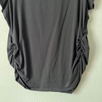 Old Navy  Maternity Womens Top XXL Ruched Sides Scoop Neck Stretch Fitted Casual Photo 5