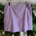 IZOD Womens Skort X-Tra Dry Lilac Purple Mini Cargo Buckle Accent Size 6 Photo 0