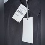 WAYF NWT  Long Sleeve Button Front  Shirt Dress SIze Large‎ Black Photo 3