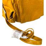 Great by Sandie Paris Yellow Pebbled Leather Shoulder Crossbody Purse NEW Photo 4