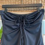 Banana Republic NWT Black Double Keyhole One Piece Swimsuit, Large Photo 2