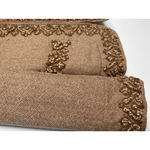 Eccoci Wool Silk Cashmere dressy Jacket with Embroidered Trim fall winter Size 0 Tan Photo 10