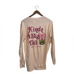 Simply Southern NWT Cream Kind of a Big Dill Long Sleeve T-shirt Photo 2