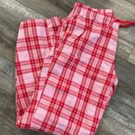 Victoria's Secret Victoria’s Secret Red long sleeve pajama shirt and pink plaid pants size small Photo 11