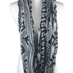 Charlotte Russe  Black & White Infinity Scarf Photo 0