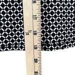 J.Jill Skirt Womens M Petite Black White Geometric Ponte Pencil Pull On Stretch Photo 5