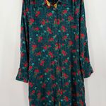 Matilda Jane Dress Size Medium Shirt Button Down Plaid Floral Buffalo Check Photo 11