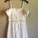 Francesca's  Small White Cold Shoulder Dress Photo 1