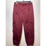 Halara  Mid Rise Button Zipper Multiple Pockets Casual Cargo Joggers Women's M Photo 1