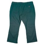 Diane Gilman NWT DG2  Green Pinstriped Jeans Pants Size 24W Petite Photo 1