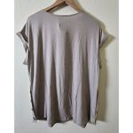 Fortune + Ivy Denim Beige XL Wide Buttons Shirt Women's Tan Photo 4