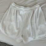 Aerie cream waffle shorts Photo 3