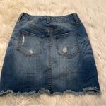 Mossimo Supply Co . Mini Cut Off Denim Skirt Photo 6