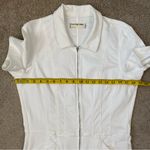 Free People ‎ Jayde Flare Leg Jumpsuit White L Photo 5