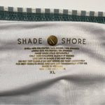 Shade & Shore Paradise High Waist High Leg Seersucker Bikini Bottom Sage Gingham Photo 4