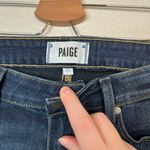 Paige  Verdugo Womens Dark Wash Ankle Skinny Jeans Size 27 Raw Hem Stretch Photo 10