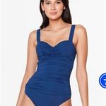 Bleu Rod Beattie KORE ONE PIECE SHIRRED BANDEAU SWIMSUIT Photo 0