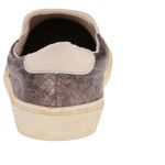 Miz Mooz  metallic grey snake embossed slip on fashion sneakers womens size 8.5 Photo 3
