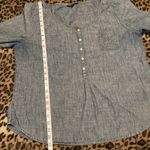 American Eagle GUC  Shirt Women’s Size XL AE Denim Pullover Long Sleeve Top Photo 6