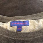 Aeropostale  Large L Soft Oversized Velour Feel Black Long Sleeve Top Stretch Photo 4