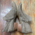 Torrid Women's Dark Taupe Perforated Ankle Boots Size 11 Photo 4