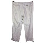 Horny‎ Toad Toad&Co Womens Beige Hiking Cargo Pants Blue Floral Cuff Size 10 Photo 1