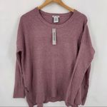 Sweet Romeo NWT  mauve soft long sleeve top Large Photo 1