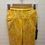 CARBON38 HIGH RISE LEGGING Yellow Snake Print animal print New size XS Gold Photo 3