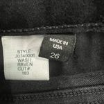 Veronica Beard Black Raven High Rise Button Fly Skinny Jeans Size 26 Denim Photo 2