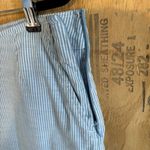 Golftini Blue & White Striped Golf Cotton Skort Lace Trim Sz 10 Photo 4