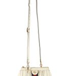 Gucci White Leather Small Ophidia Web Top Handle Tote Photo 6