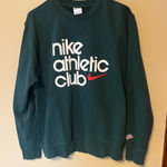 Nike  Athletic Club Dark Green Crewneck Sweater Photo 0