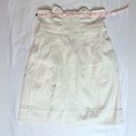 French Connection Ultra High Rise Bow Midi Skirt - White - 0 Photo 8