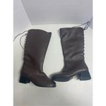 DAVID TATE Formula 16 Brown Boots 7 Wide Leather Upper 2 inch heel Photo 8