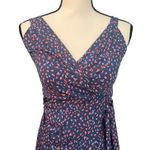 41 Hawthorn NEW Women's Blue Faux Wrap Hellena Maxi Dress Sz XS Stretch Photo 1