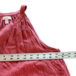 Garnet Hill Womens Sleeveless Pink V-Neck Midi Dress XS Gauze Photo 1