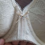 Wacoal  Womens Cream Chic Feminine Classic Floral Lace Overlay Bra Size 34DDD Photo 1