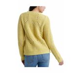 Lucky Brand 🍀🍀Yellow Chunky Crew Neck Sweater Photo 11