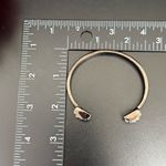 Lia Sophia Kiam Family Gunmetal Tone Rhinestones Crystal Cuff Bracelet 27g. Photo 8