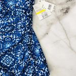 24th & Ocean Blue Viva La Frida Printed Tankini Swimsuit M/L Hipster Black Tie Size M Photo 4