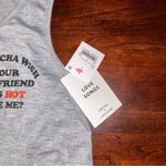 Junk Food Tank Top “ Don’t Cha Wish Your Girlfriend Was Hot Like Me? “ NEW Gray Photo 1