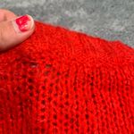 Aerie  Vibrant Red Crew Neck Sweater Photo 11