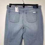 Jessica Simpson Boyfriend Jean Wide Leg Distressed Size 22W NWT Dearest Blue NWT Photo 6