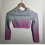 Gymshark  Pink/Gray Ombre Crop Top Size‎ XS Photo 2