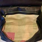 Gucci Black Leather Top Handle Front Flap Closure Bamboo Turn-Lock Shoulder Bag Photo 10